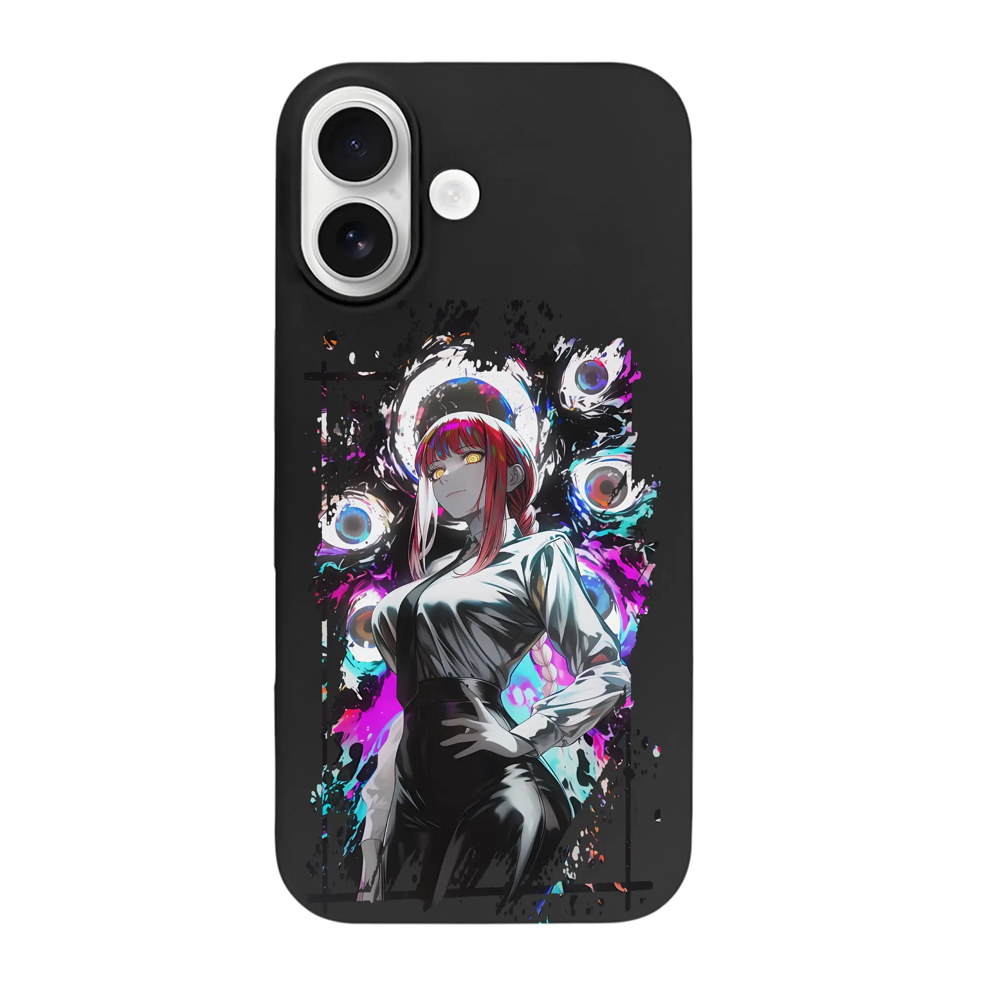 チェンソーマン グッズ,マキマ - iPhone 17 シリーズ シリコンケース 薄型 耐衝撃 指紋防止 ソフトタッチカバー 精密フィット 傷防止 保護ケース iPhone 17/17 Air/17 Pro/17 Pro Max 対応